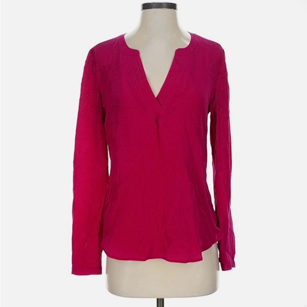 Ann Taylor Deep Red Top